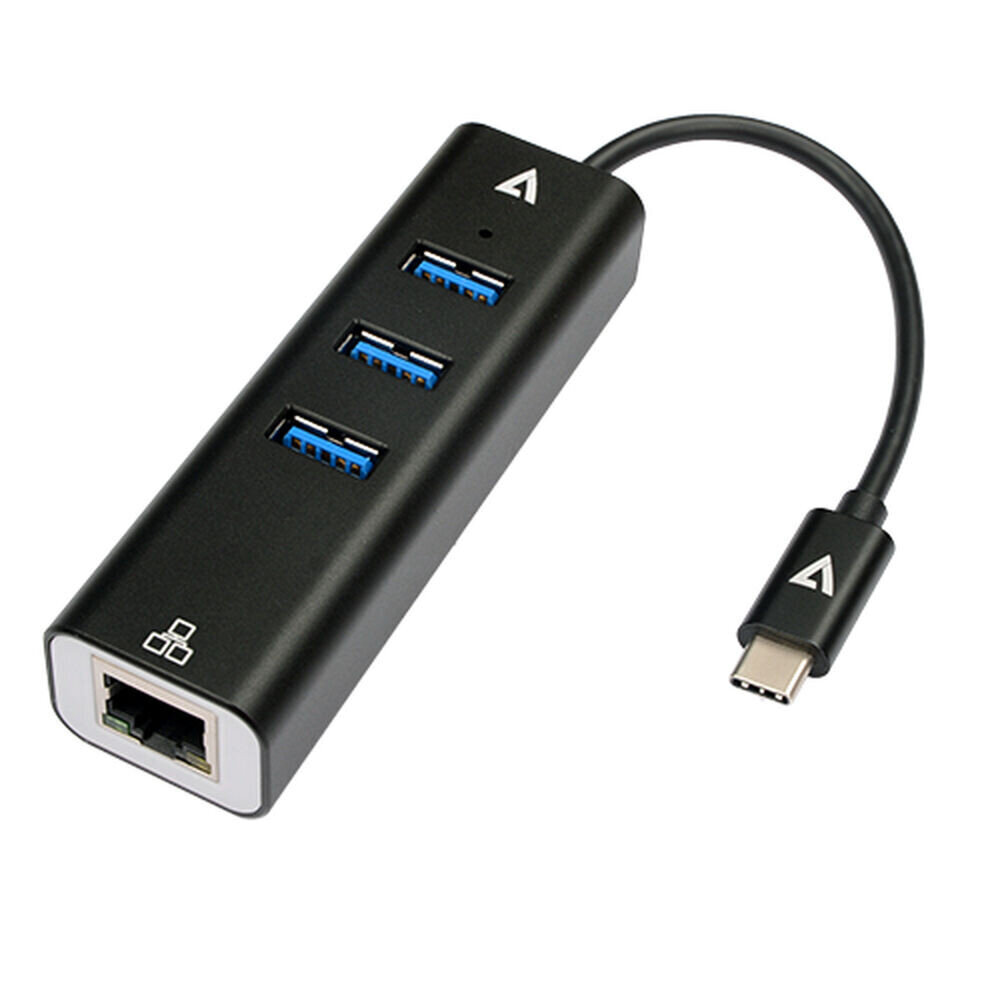Adapteris V7 V7UCRJ45USB3 kaina ir informacija | Adapteriai, USB šakotuvai | pigu.lt