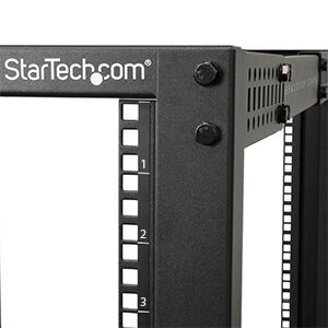 Startech reguliuojamas 4 stulpelių serverio stovas su ratukais SV431RACK цена и информация | Kabeliai ir laidai | pigu.lt