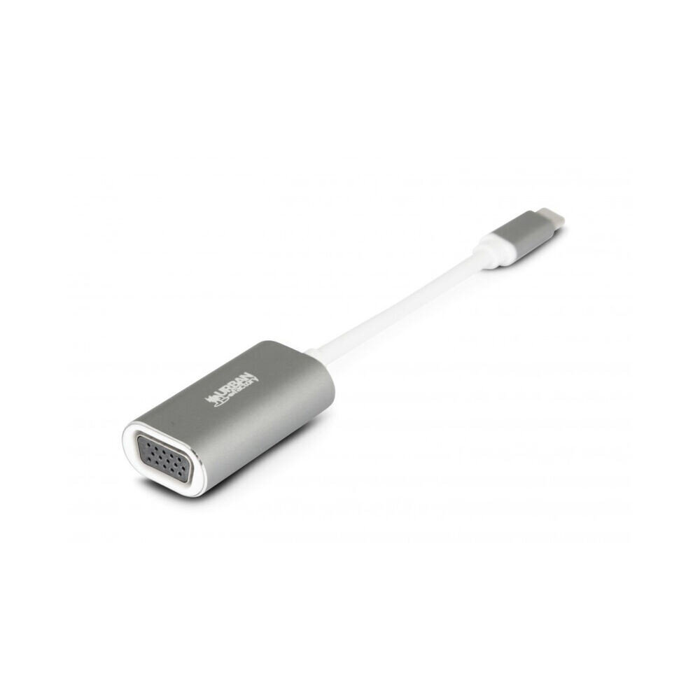 Urban Factory AUV01UF, USB C – VGA kaina ir informacija | Adapteriai, USB šakotuvai | pigu.lt