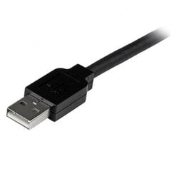 USB-кабель Startech USB2AAEXT25M         Чёрный цена и информация | Кабели и провода | pigu.lt
