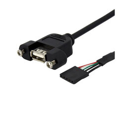 Кабель Startech USBPNLAFHD1, USB A цена и информация | Кабели и провода | pigu.lt