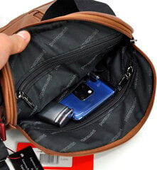Мужская сумочка Pierre Cardin, коричневая цена и информация | Мужские сумки | pigu.lt