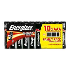 Щелочные батарейки Energizer 630066 AAA LR03 (10 uds) цена и информация | Батарейки | pigu.lt