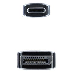 Нанокабель 10.15.5002, USB C/DisplayPort, 1.8м цена и информация | Кабели и провода | pigu.lt