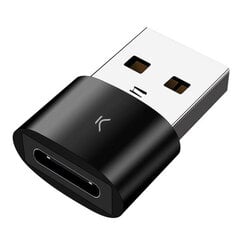 Ksix, USB A - USB C kaina ir informacija | Adapteriai, USB šakotuvai | pigu.lt