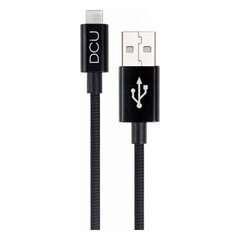 Dcu Tecnologic, USB A 2.0 - USB C, 1 m kaina ir informacija | Laidai telefonams | pigu.lt