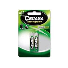 Įkraunamos baterijos Cegasa HR03 800 mAh (2 uds) kaina ir informacija | Elementai | pigu.lt