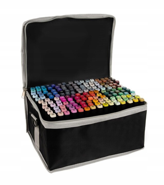 Dvipusiai markeriai-flomasteriai Touch Cool, 168 vnt цена и информация | Piešimo, tapybos, lipdymo reikmenys | pigu.lt