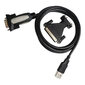 Nanocable USB – RS232 adapteris, 1.8 m цена и информация | Kabeliai ir laidai | pigu.lt