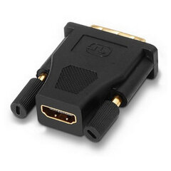 Адаптер Nanocable DVI-D - HDMI 10.15.0700, чёрный цена и информация | Адаптеры, USB-разветвители | pigu.lt