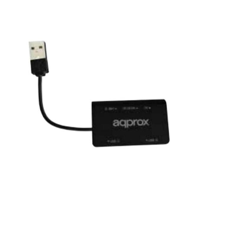 approx! AAOAUS0122, SD/Micro SD/USB 2.0 kaina ir informacija | Adapteriai, USB šakotuvai | pigu.lt