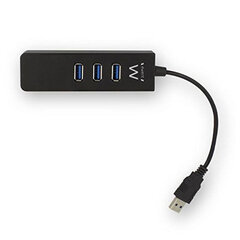 Ewent AAOAUS0127, 3 x USB 3.1/RJ45 kaina ir informacija | Adapteriai, USB šakotuvai | pigu.lt