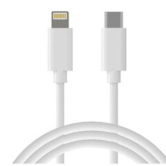 Кабель USB Type C - Lightning, PD, 18Вт, 1 м цена и информация | Кабели и провода | pigu.lt