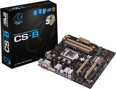 ASUS CS-B Q87 GLAN, SATA3, USB3, RAID, DDR3, mATX kaina ir informacija | Pagrindinės plokštės | pigu.lt