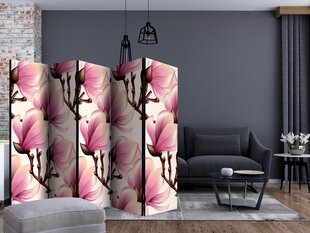 Ширма Blooming Magnolias цена и информация | Мобильные стенки | pigu.lt