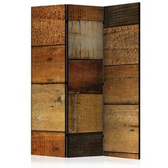 Ширма - Wooden Textures [Комнатные перегородки] цена и информация | Мобильные стенки | pigu.lt