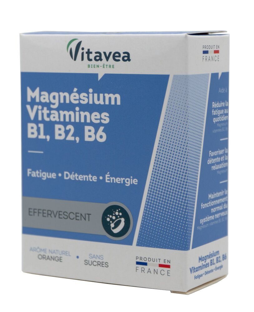 Maisto papildas Vitavea Magnis ir vitaminai B1, B2, B6, 24 kramtomos tabletės kaina ir informacija | Vitaminai, maisto papildai, preparatai gerai savijautai | pigu.lt