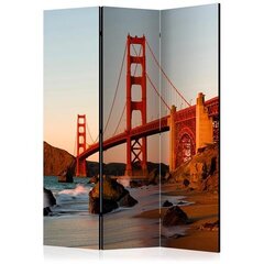 Ширма Golden Gate Bridge sunset, San Francisco цена и информация | Мобильные стенки | pigu.lt