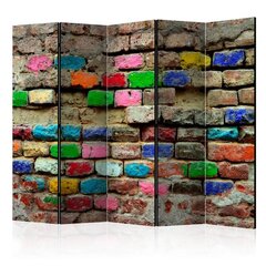 Ширма Colourful Bricks цена и информация | Мобильные стенки | pigu.lt