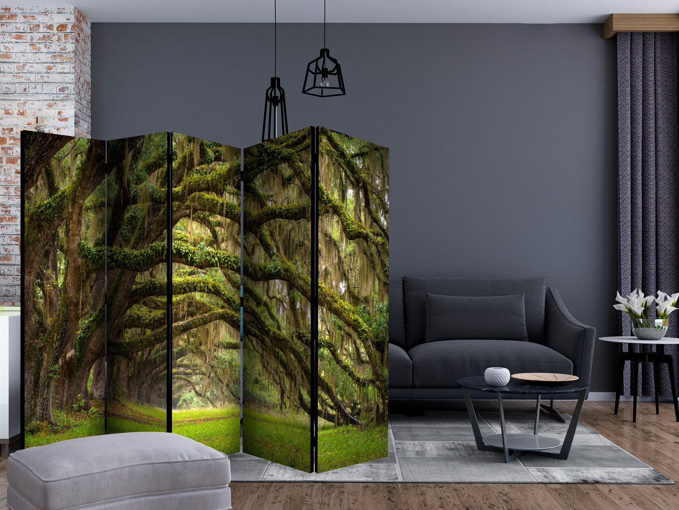 Pertvara - Tree embrace [Kambario pertvaros] kaina ir informacija | Širmos, kambario pertvaros | pigu.lt