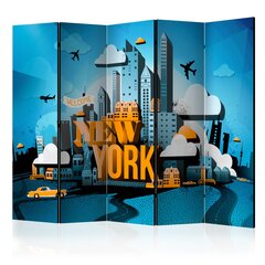 Pertvara New York welcome kaina ir informacija | Širmos, kambario pertvaros | pigu.lt
