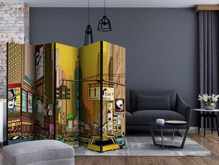 Pertvara - Vibrant city NY [Kambario pertvaros] kaina ir informacija | Širmos, kambario pertvaros | pigu.lt