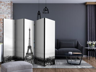 Pertvara Paris: black and white photography kaina ir informacija | Širmos, kambario pertvaros | pigu.lt