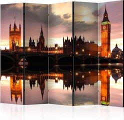 Ширма Big Ben in the evening, London цена и информация | Мобильные стенки | pigu.lt