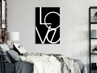 Картина Black and White: Love цена и информация | Репродукции, картины | pigu.lt