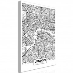 Paveikslas Map of London kaina ir informacija | Reprodukcijos, paveikslai | pigu.lt