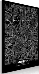 Paveikslas Dark Map of Munich kaina ir informacija | Reprodukcijos, paveikslai | pigu.lt