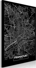 Paveikslas Dark Map of Frankfurt kaina ir informacija | Reprodukcijos, paveikslai | pigu.lt