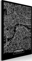 Paveikslas Dark Map of London kaina ir informacija | Reprodukcijos, paveikslai | pigu.lt