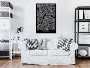 Paveikslas Dark Map of London kaina ir informacija | Reprodukcijos, paveikslai | pigu.lt