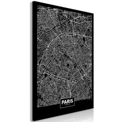 Paveikslas Dark Map of Paris kaina ir informacija | Reprodukcijos, paveikslai | pigu.lt
