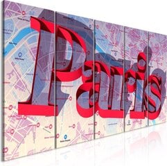 Paveikslas Red Paris kaina ir informacija | Reprodukcijos, paveikslai | pigu.lt