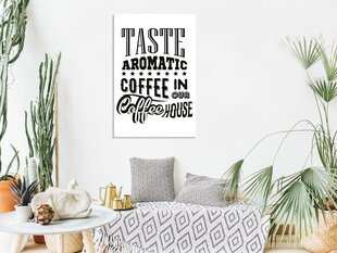 Картина Taste Aromatic Coffee in Our Coffee House цена и информация | Репродукции, картины | pigu.lt