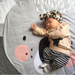 Apvalus vaikiškas kilimėlis 85 cm, pilkas kaina ir informacija | Žaislai kūdikiams | pigu.lt