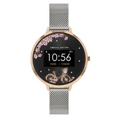 Išmanusis laikrodis Amelia Austin AA03-4003, sidabrinis kaina ir informacija | Išmanieji laikrodžiai (smartwatch) | pigu.lt