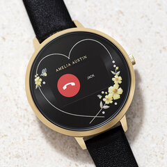 Amelia Austin Camellia AA03-2006 Gold/Black kaina ir informacija | Išmanieji laikrodžiai (smartwatch) | pigu.lt