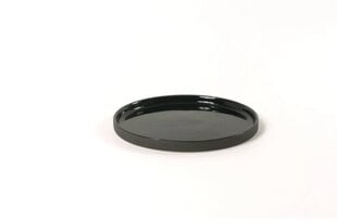 Тарелка Glossy Outside Mat Black, ø17,5 см цена и информация | Посуда, тарелки, обеденные сервизы | pigu.lt