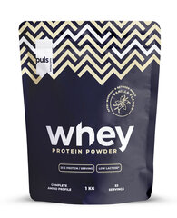 Puls Whey baltymų milteliai, vanilė, 1 kg kaina ir informacija | Baltymai | pigu.lt