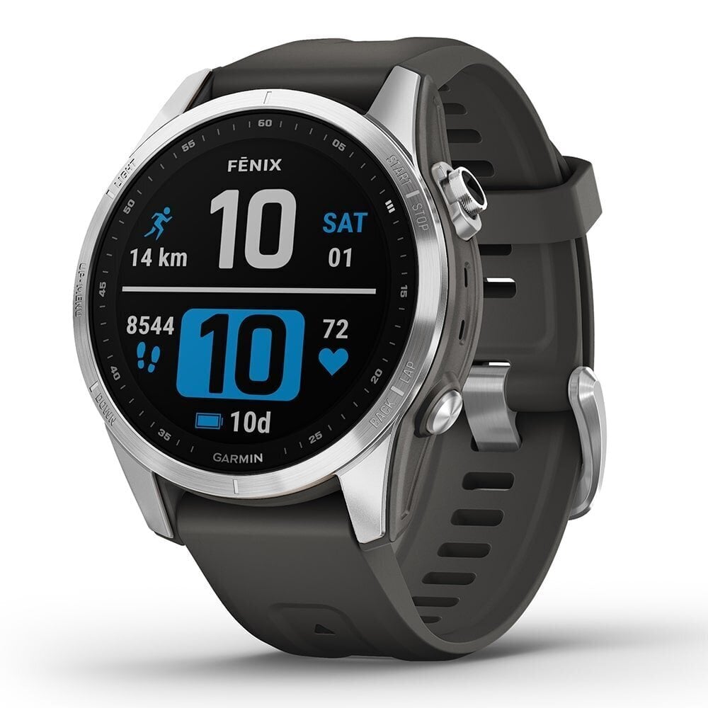 Garmin fēnix® 7S Silver/Graphite kaina ir informacija | Išmanieji laikrodžiai (smartwatch) | pigu.lt