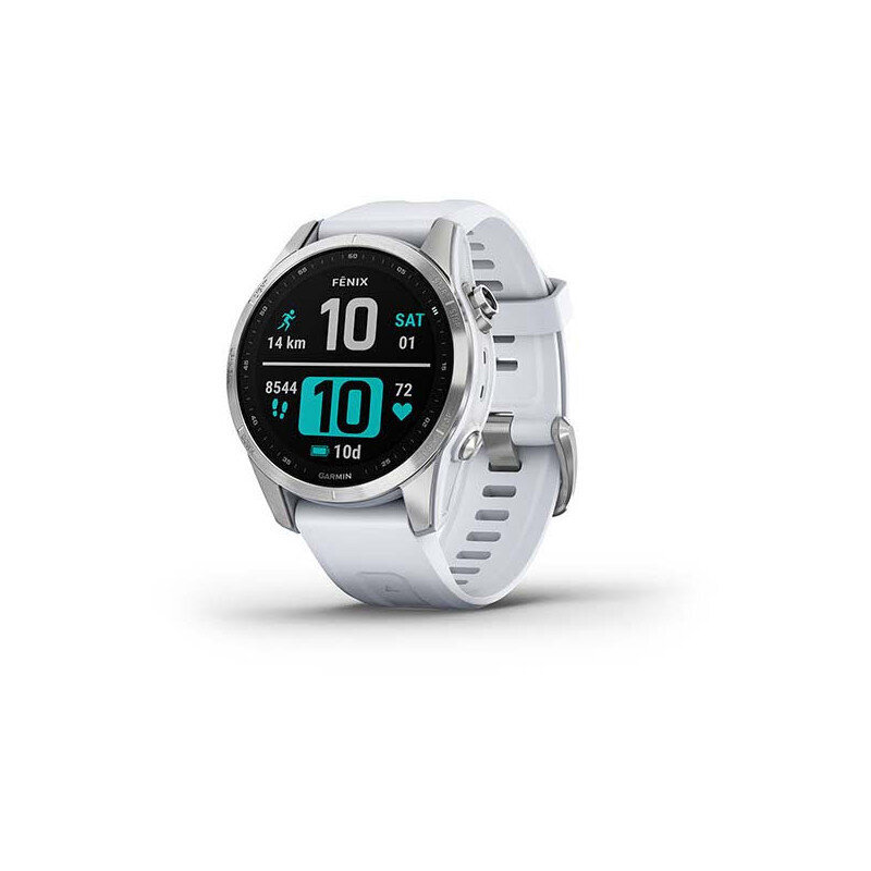 Garmin fēnix® 7S Silver/Whitestone kaina ir informacija | Išmanieji laikrodžiai (smartwatch) | pigu.lt