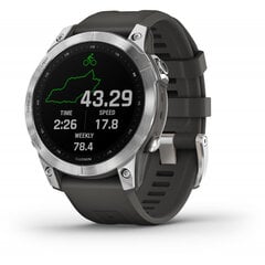 Garmin fēnix® 7 Silver/Graphite 47мм цена и информация | Смарт-часы (smartwatch) | pigu.lt