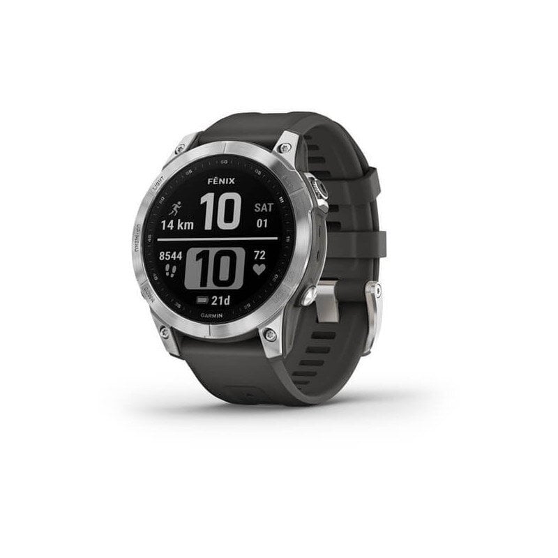 Garmin fēnix® 7 Silver/Graphite kaina ir informacija | Išmanieji laikrodžiai (smartwatch) | pigu.lt