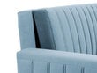 Sofa-lova Clivia Glam 3, šviesiai pilka цена и информация | Sofos | pigu.lt