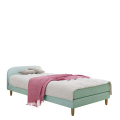 Кровать Moriba 2 90x200см, зеленая цена и информация | Кровати | pigu.lt