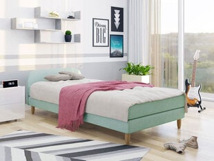 Кровать Moriba 2 90x200см, зеленая цена и информация | Кровати | pigu.lt