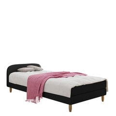 Кровать Moriba 2 120x200 см, черная цена и информация | Кровати | pigu.lt